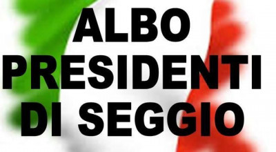 AGGIORNAMENTO ALBO DELLE PERSONE IDONEE ALL'UFFICIO DI PRESIDENTE DI SEGGIO E...